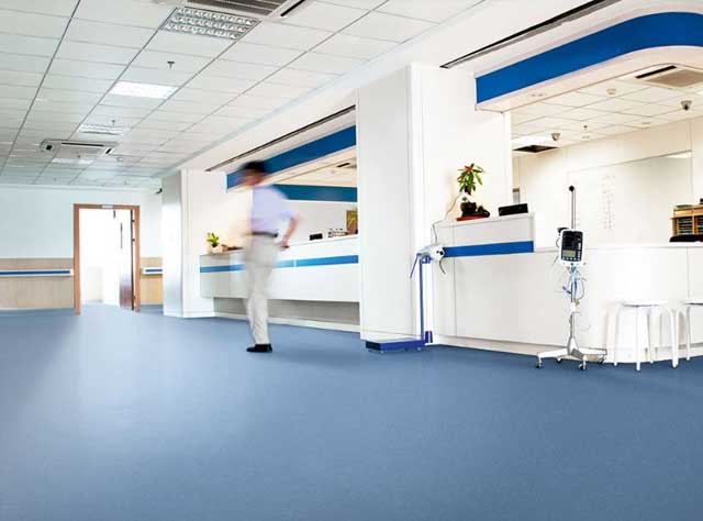 Chemical-resistant floors