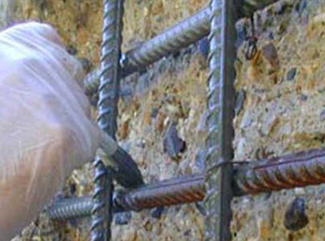 Corrosion inhibitors to protect steel reinforcement