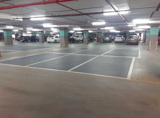 Flooring systems for parking